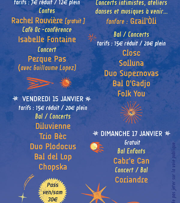 Découvrez l&rsquo;affiche et le programme de la prochaine édition !